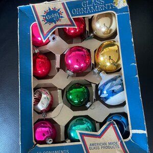 Vintage Glass Ornaments(12)